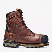 Men’s Boondock 8” Composite Toe Waterproof Work Boot: BROWN