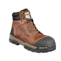 Ground Force Waterproof 6” Composite Toe Work Boot: BROWN