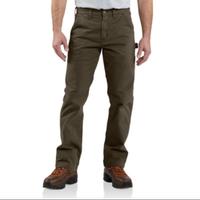 RELAXED FIT TWILL UTILITY WORK PANT