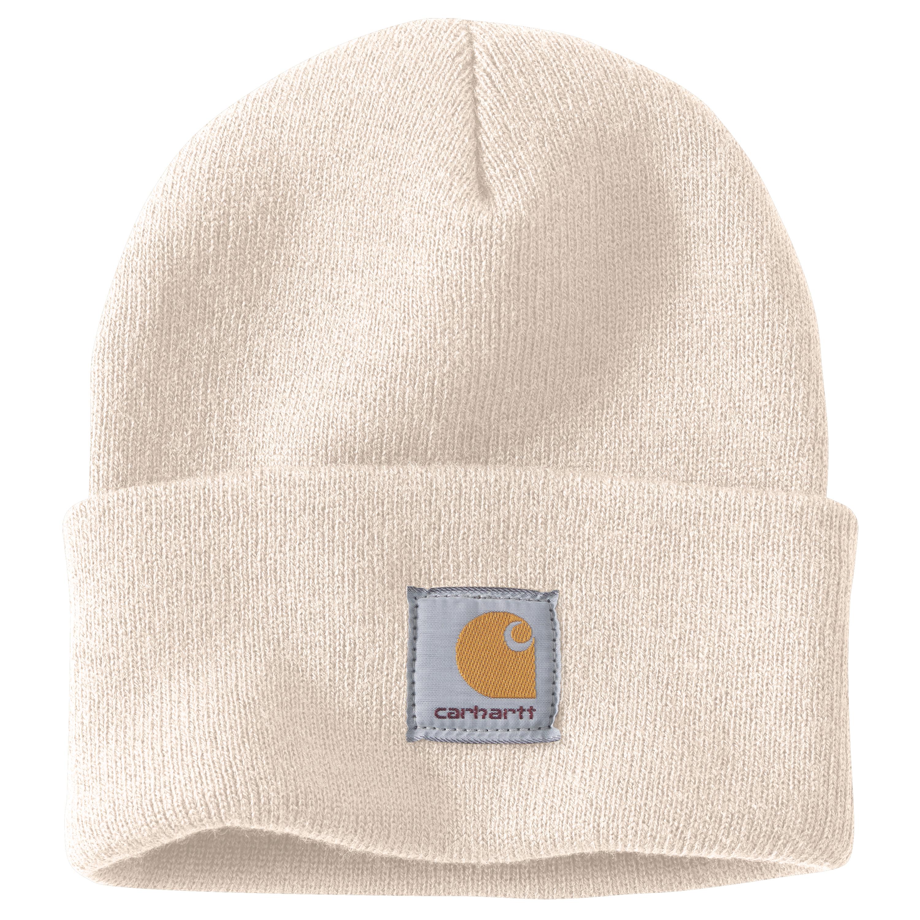 KNIT CUFFED BEANIE: WWHWinterWhite