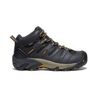 Men’s Lansing Mid Waterproof (Steel Toe): RAVEN/TAWNYOLIVE