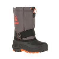 Kamike Youth Junior Rocket Winter Boots: CFL/Charcoal Flame