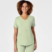 RENEW Women's V-Neck Scrub Top: FRESHMINT