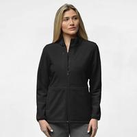 Slate Women's Micro Fleece Zip Jacket: BLACK