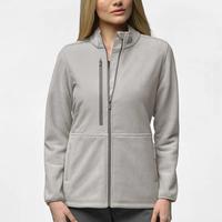 Slate Women's Micro Fleece Zip Jacket: TAUPE